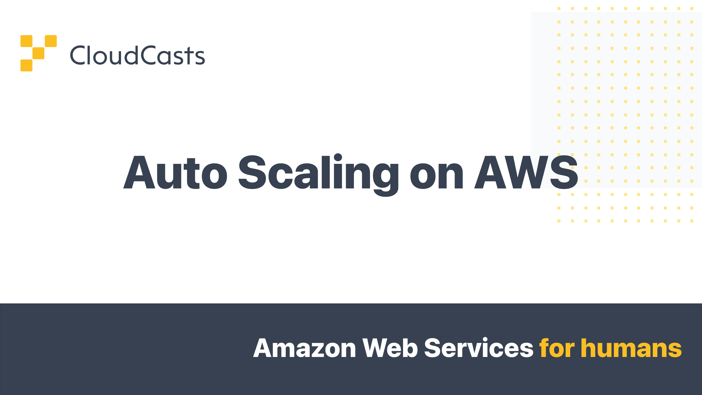 Simple auto scaling cloudcasts